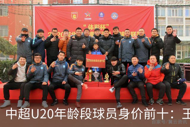 中超U20年龄段球员身价前十：王钰栋180万欧居首，邝兆镭在榜