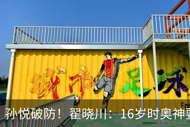 孙悦破防！翟晓川：16岁时奥神要和我签20年合同每个月给两万